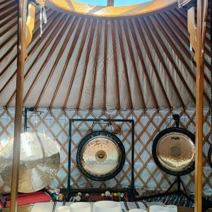 Gong Bath at The Surya Yurt